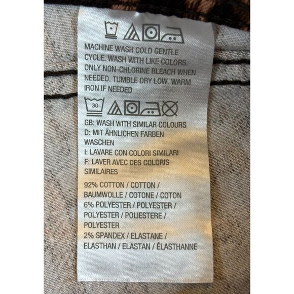 Lisa Rinna Stretchy Jeans Pants Animal Cheetah Print Ankle Mid Rise Size 0 NEW - Picture 8 of 11